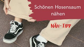 So wird dein Hosensaum richtig schön [upl. by Aizatsana]