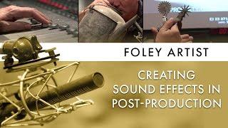 Foley Artists How Movie Sound Effects Are Made [upl. by Lezirg]