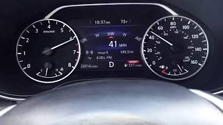 2017 Nissan Maxima POV 060 085 in sport mode traction on CVT simulating shifts [upl. by Xilef]