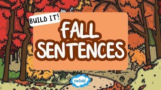 Fall Sentences for Kids 🍁  How to Write a Sentence for Kids  Twinkl USA [upl. by Atalayah]