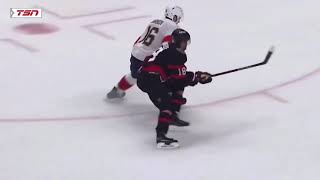 Barkov Injured Against The Senators [upl. by Tloh8]