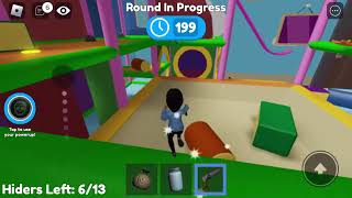 Roblox Mega Hide amp Seek Seeker Round No61 Daycare with Eva [upl. by Drannek]