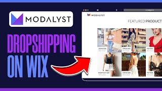 Modalyst Dropshipping On Wix  How To Use Modalyst With Wix 2024 [upl. by Chandra]