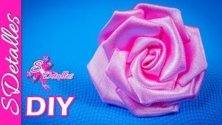 Como hacer flores Flores de Tela  9  Video 115  SDetalles  DIY [upl. by Maram374]