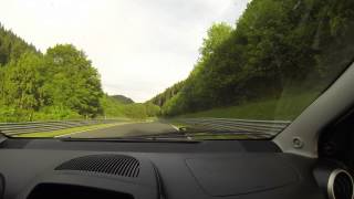 Toyota Aygo touristenfahrten Nurburgring Nordschleife 21052014 [upl. by Ahsimat109]