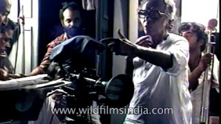 Mrinal Sen shooting Bengali cinema rare archival footage [upl. by Anthony]