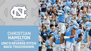 UNC Reverse Pitch Back To The QB For The Touchdown [upl. by Leboff]