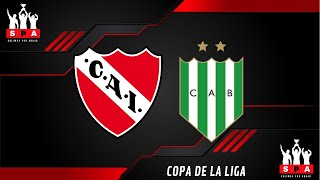 INDEPENDIENTE VS BANFIELD EN VIVO ⚽️ ⚽️ ⚽️  COPA DE LA LIGA  ZONA A  FECHA 13 [upl. by Dnalhsa620]