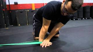 Albany NY CrossFit Mobility Demo Banded Wrist Distraction [upl. by Ezra84]