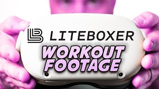 Liteboxer VR FULL Gameplay Oculus Meta Quest 2 Fitness Game [upl. by Shepley540]