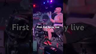 First Aid Spray live liveband music drums drummer vox fyp [upl. by Eph]