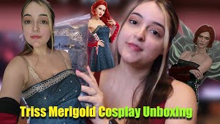 Triss Merigold Dress Cosplay Unboxing amp Review MICCOSTUMES [upl. by Audie]