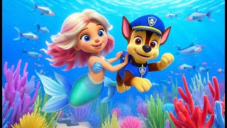 Paw Patrol Ultimate Rescue  SKYE Mermaid Falls In Love With CHASE  Funny Life Story  Rainbow 3 [upl. by Sarchet]