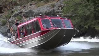 Bohnenkamps Whitewater Customs BWC Boat running rapids [upl. by Aynod]