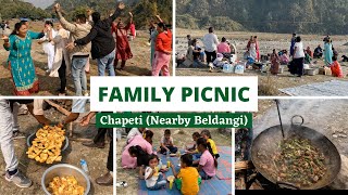 Family Picnic in Chapeti Beldangi  Village Party  Jhapa Nepal [upl. by Yneffit]