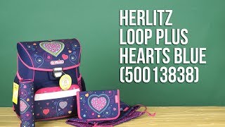 Распаковка Herlitz LOOP PLUS Hearts Blue 50013838 [upl. by Yorle351]