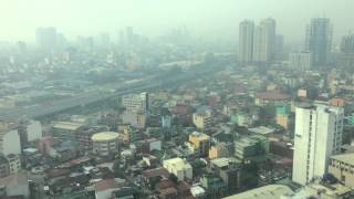 Makati Metro Manila Skyline View from The Beacon Makati facing Manila Bay by HourPhilippinescom [upl. by Rehtnug624]