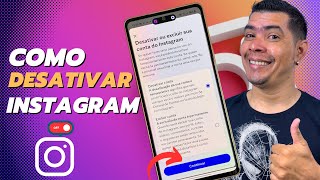 VEJA COMO DESATIVAR SUA CONTA DO INSTAGRAM TEMPORARIAMENTE DE FORMA ATUALIZADA OCULTAR INSTAGRAM [upl. by Friede]