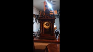 Repairing a 1900 Jules Rolez gothic clock from around 1900 that I purchased in Nov 99 in England [upl. by Akila]