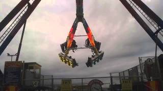 The Freak Out Ride in Action at Barrys Amusements Portrush 2014 [upl. by Erdried]