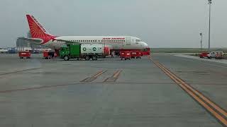 Air India at Hirasar Rajkot International Airportshorts [upl. by Gelman]