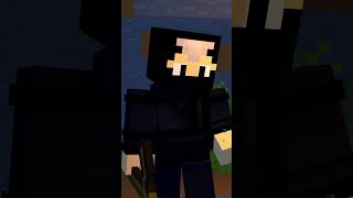 JUGADORES CON EL PICO DE MADERA minecraft minecraftshorts minecraftanimation [upl. by Zeculon]