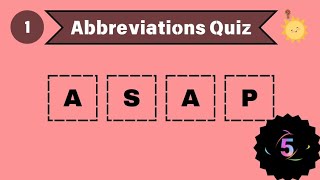 Abbreviations amp Acronyms Quiz 🤓 fungames abbreviation acronym quizgames funny thesunquizshow [upl. by Galateah633]