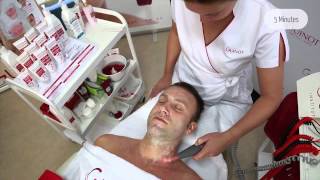 Guinots Hydradermie Double Ionisation Facial for Men in OC Skin Care Center Newport Beach CA [upl. by Thornton]