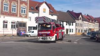 Brand im Klinikum Erweiterte Löschgruppe Stützpunktfeuerwehr Bleicherode  2x FuStW PI Erfurt [upl. by Anegroeg]