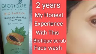 BIOTIQUE PAPAYA FACE WASH REVIEW AND DEMO  REAL OR FAKE  MY HONEST EXPERIENCE👈👈  Glamersbeauty [upl. by Milks]