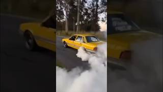 CRANKY VL Turbo automobile burnout drift australia burnoutcar commodore turbo skid car [upl. by Vedi]