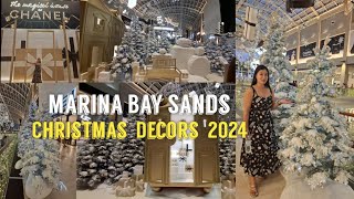 Marina Bay Sands Christmas Decors 2024  Jovelyn Mirambel [upl. by Chuch]