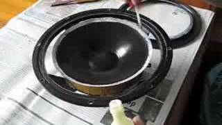 Refoaming an 8 inch woofer [upl. by Morentz]