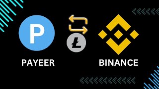 Funds transfer from PAYEER to BINANCE  Trade Litecoin binance crypto trading spotlimit [upl. by Schild]