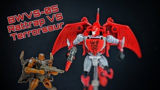 Transformers  BWVS05Beast Wars vs Beast Wars Again Rattrap VS Terrorsaur [upl. by Nagy]