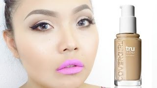 DEMO Covergirl Trublend Liqid Makeup on Oily Skin  maricarljanah [upl. by Ecirtap]