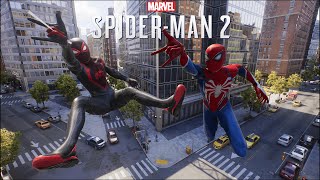 Greater Together  Marvels SpiderMan 2 Web Swinging [upl. by Witha]