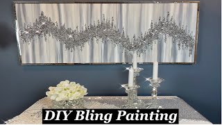 Easy DIY GlitterCrushed Glass Painting [upl. by Aniuqal303]