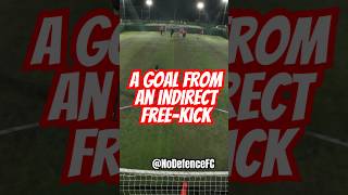 A goal from an indirect freekick  NoDefence [upl. by Nirol954]