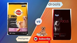 Pedigree pro starter VS drools focus starter full review in Hindi [upl. by Acissehc]