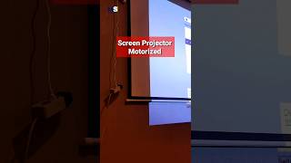 Layar Proyektor Motorized 150 inch [upl. by Rosie]