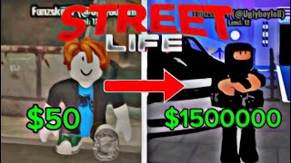 THE FASTEST way to make money and get super rich in Roblox Street Liferoblox [upl. by Shea363]