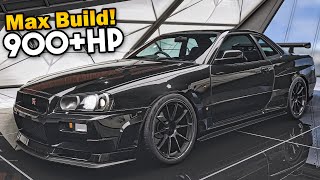 Forza Horizon 5 Car Customization  Nissan Skyline GTR R34 VSpec II [upl. by Feinstein]