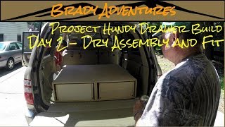 DIY Off Road 4x4 Drawer Build Dry Assembly and Fit  DAY 2 [upl. by Adaurd744]