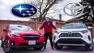 2020 Toyota RAV4 against 2020 Subaru Crosstrek  Heres Why You Shouldnt Pick The Toyota RAV4 [upl. by Helfand]