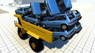 BeamNGDrive Mod  Dumper Minero Crash test [upl. by Milde4]