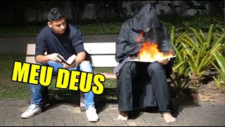 PEGADINHA O LIVRO DE F0G0 Burning Book PRANK 🔥 [upl. by Anirtek]