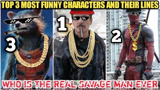 WHO IS THE REAL BOSS OF THUGS🔥  TOP3 MOST FUNNIEST CHARACTERS IN THE MCU  THUG LIFE  Yttrends [upl. by Martres742]