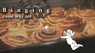 TW BP Binging on homemade cinnamon rolls🫶🏻 [upl. by Belcher]