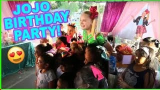 I CRASHED A JOJO THEMED BIRTHDAY PARTY [upl. by Keel]